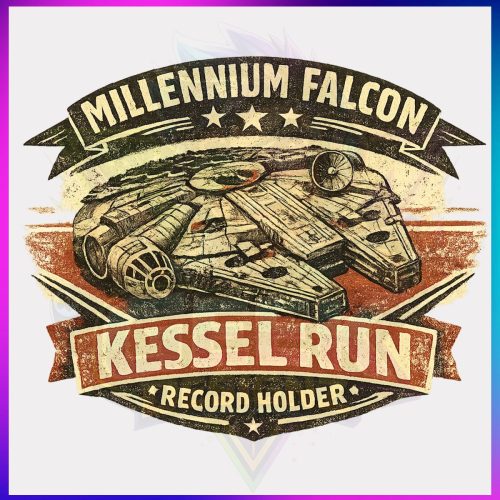 Star Wars - Kessel Run Record Holder Vintage Design